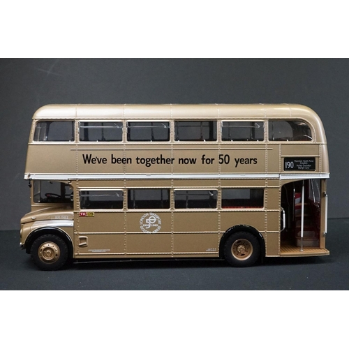 1007 - Boxed ltd edn Sun Star 1/24 Routemaster 2911 RM1983 ALD 983B 50th Anniversary of London Transport Go... 