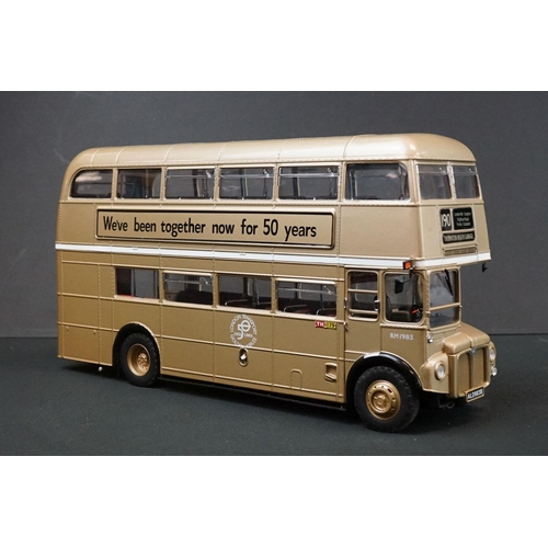 1007 - Boxed ltd edn Sun Star 1/24 Routemaster 2911 RM1983 ALD 983B 50th Anniversary of London Transport Go... 