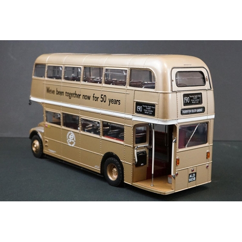 1007 - Boxed ltd edn Sun Star 1/24 Routemaster 2911 RM1983 ALD 983B 50th Anniversary of London Transport Go... 