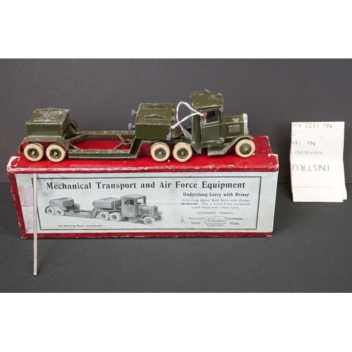 1247 - Two boxed Britains military diecast models to include No 1641 Lorry with Driver Mechanical Transport... 