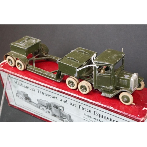 1247 - Two boxed Britains military diecast models to include No 1641 Lorry with Driver Mechanical Transport... 