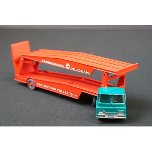 1249 - Three Boxed Matchbox diecast models to include M-8 Car Transporter 'Car Auction Collection' Major Pa... 