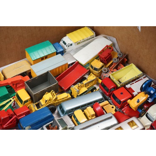 1207 - Around 100 mid 20th C onwards play worn diecast models to include Matchbox, Husky, Lone Star, Dinky ... 