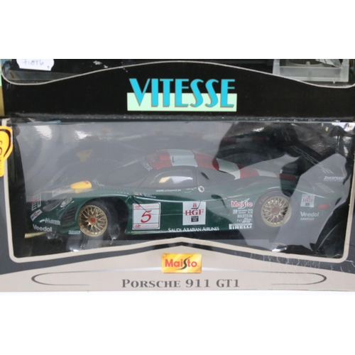 1021 - Seven boxed 1/18 / 1/24 diecast models to include 2 x Corgi MG MGF 1.8i VVC Roadster (both variants)... 