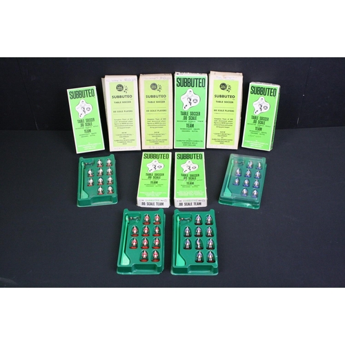 1350 - Subbuteo - 8 Boxed and 4 Unboxed Subbuteo teams featuring HW, LW & Zombies examples to include Arsen... 