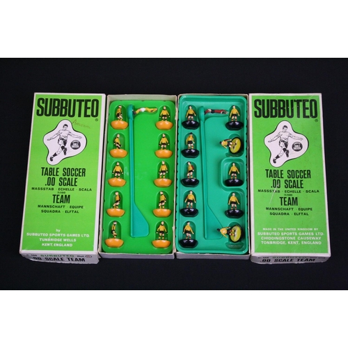 1350 - Subbuteo - 8 Boxed and 4 Unboxed Subbuteo teams featuring HW, LW & Zombies examples to include Arsen... 