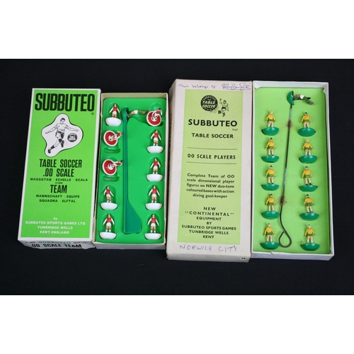 1350 - Subbuteo - 8 Boxed and 4 Unboxed Subbuteo teams featuring HW, LW & Zombies examples to include Arsen... 