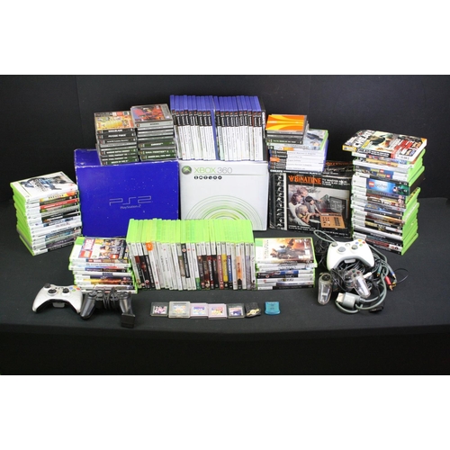 1459 - Retro Gaming - 2 x games consoles to include boxed Xbox 360 console with 60GB HDD, 3 x official cont... 