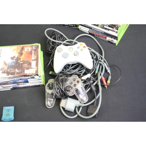 1459 - Retro Gaming - 2 x games consoles to include boxed Xbox 360 console with 60GB HDD, 3 x official cont... 