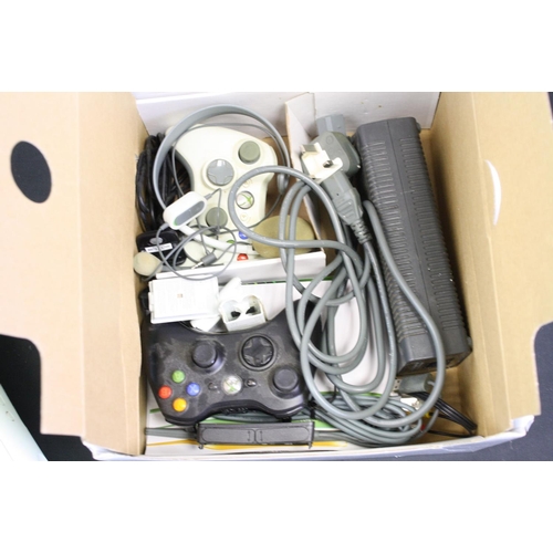 1459 - Retro Gaming - 2 x games consoles to include boxed Xbox 360 console with 60GB HDD, 3 x official cont... 