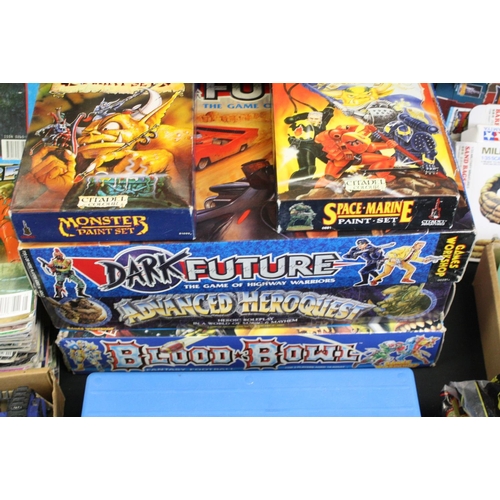 1415 - Games Workshop / Fantasy Gaming - 4 x boxed war gaming sets to include MB Games Space Crusade Missio... 