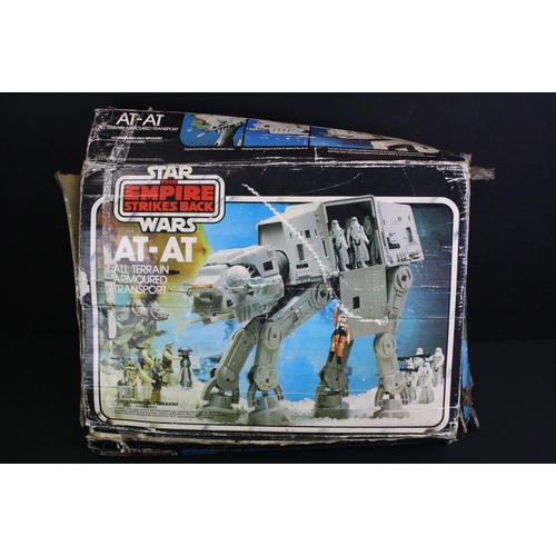 1474 - Star Wars - Three original Star Wars vehicles to include boxed Empire Strikes Back AT-AT (poor box m... 