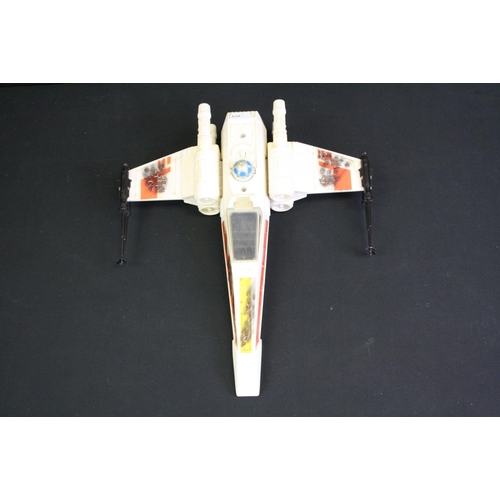 1475 - Star Wars - Three Original play worn Star Wars Vehicles to include Slave I (complete), Battle Damage... 