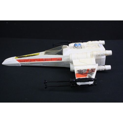 1475 - Star Wars - Three Original play worn Star Wars Vehicles to include Slave I (complete), Battle Damage... 