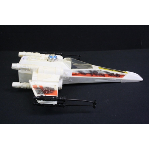 1475 - Star Wars - Three Original play worn Star Wars Vehicles to include Slave I (complete), Battle Damage... 