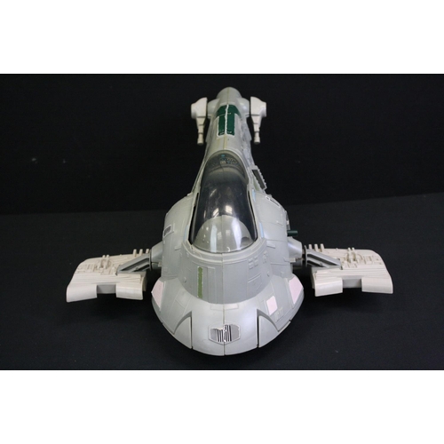 1475 - Star Wars - Three Original play worn Star Wars Vehicles to include Slave I (complete), Battle Damage... 