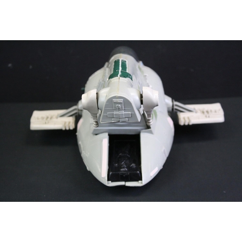 1475 - Star Wars - Three Original play worn Star Wars Vehicles to include Slave I (complete), Battle Damage... 