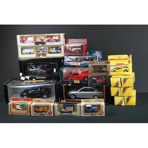 1172 - 20 Boxed diecast models to include 7 x Shell Sportscar Collection, 7 x Lledo, 2 x Matchbox (TC 9 Duc... 