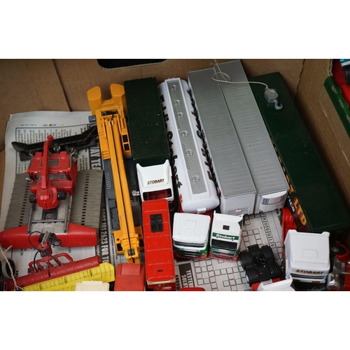 1174 - Large collection of play worn, mostly diecast models, to include Tonka, Corgi, Matchbox, Dinky, Oxfo... 