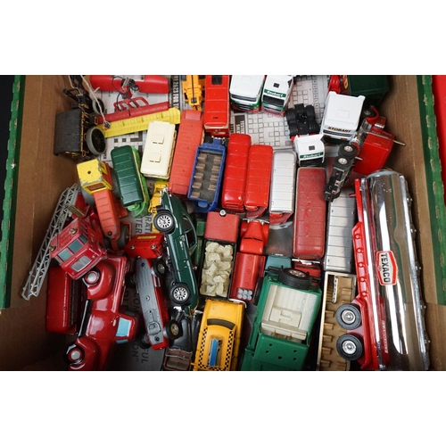 1174 - Large collection of play worn, mostly diecast models, to include Tonka, Corgi, Matchbox, Dinky, Oxfo... 