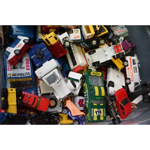 1175 - Quantity of play worn diecast models to include Matchbox, Corgi, ERTL, etc