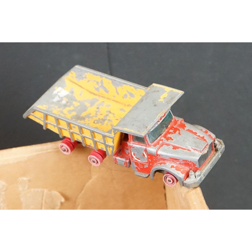 1176 - Large Collection of Mid 20th C onwards heavily play worn diecast models, mostly Matchbox, to include... 