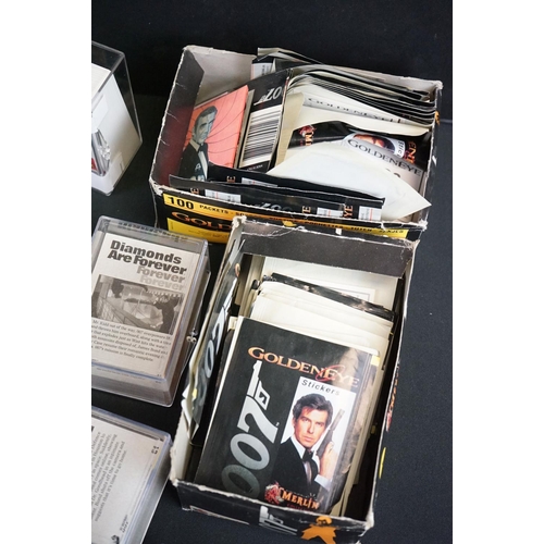 1330 - Trade Cards - Collection of contemporary James Bond 007 collector cards, mainly in sets, plus a quan... 