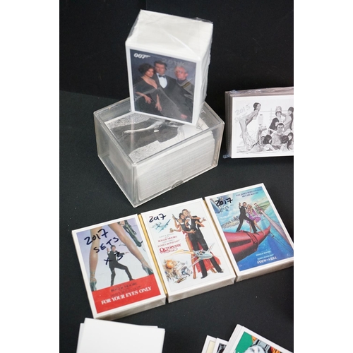 1330 - Trade Cards - Collection of contemporary James Bond 007 collector cards, mainly in sets, plus a quan... 