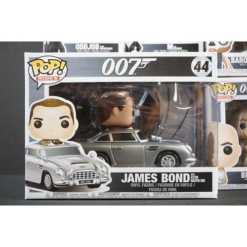 1331 - 20 Boxed Funko Pop James Bond 007 figures, all variants, plus a boxed Funko Pop 44 James Bond with A... 