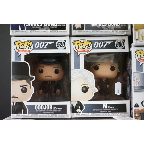 1331 - 20 Boxed Funko Pop James Bond 007 figures, all variants, plus a boxed Funko Pop 44 James Bond with A... 