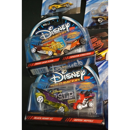 1333 - Over 20 carded diecast models to include Hot Wheels Speed Racer and Disney Wild Racer models