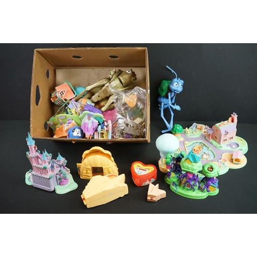 1335 - Polly Pocket - 14 x Bluebird play sets to include Polly Pocket & Disney examples along with figures ... 