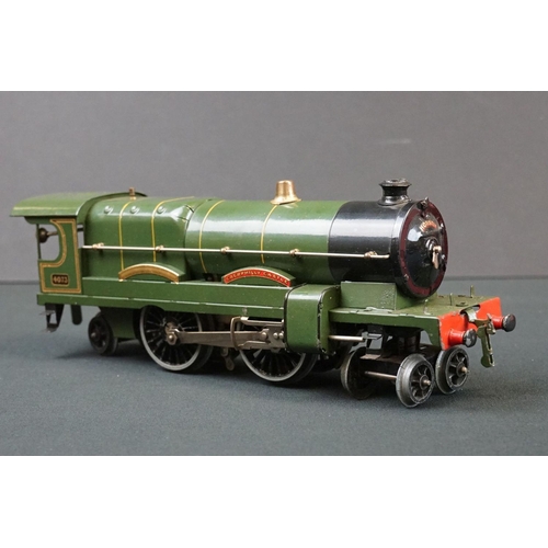 228 - Boxed Hornby O gauge No 3C Clockwork Locomotive Caerphilly Castle 4-4-2 with boxed No 2 Special GW T... 