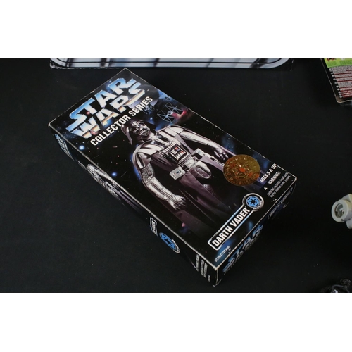 1463 - Star Wars - Collection of 90s Kenner Star Wars to include 3 x figures (carded Hoth Rebel Soldier, ca... 