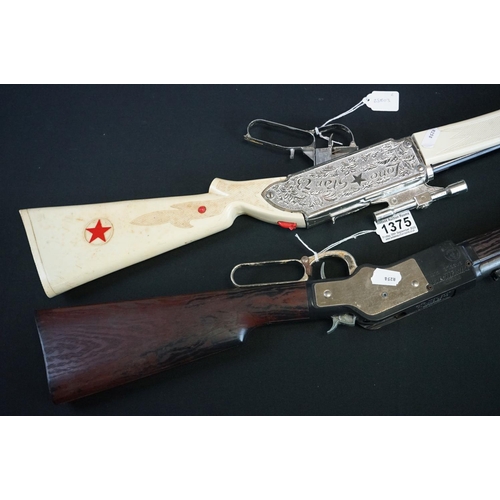 1375 - Two play worn Toy Guns to include Mettoy Winchester Saddle gun & DCMT Lone Star 73