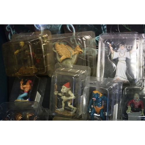 1381 - 40 Cased Hatchette Beasts & Beings figures with associated magazines (2 boxes)