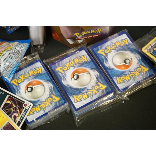 1386 - Pokemon - Quantity of English & Japanese Pokemon Trading Cards to include sealed carded Japanese car... 