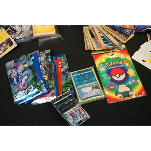 1386 - Pokemon - Quantity of English & Japanese Pokemon Trading Cards to include sealed carded Japanese car... 