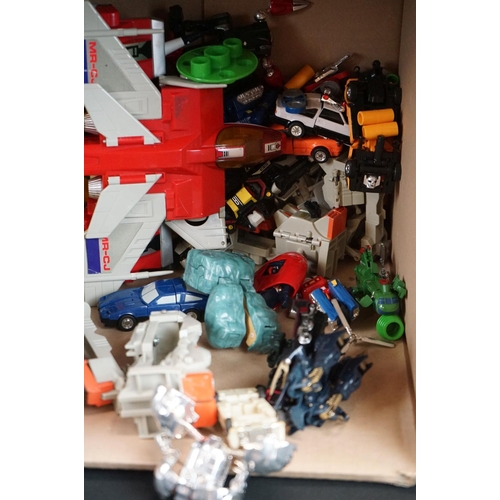 1454 - Collection of 80s figures to include 1 x Hasbro Takara Transformers (Slag), 20 x Bandai Diaclone, 17... 