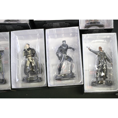 1457 - 55 Boxed Eaglemoss Marvel  metal figures, all variants, to include Daredevil, Guardians of the Galax... 