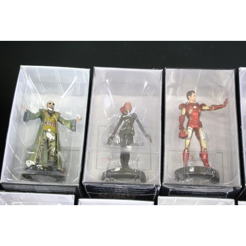 1457 - 55 Boxed Eaglemoss Marvel  metal figures, all variants, to include Daredevil, Guardians of the Galax... 