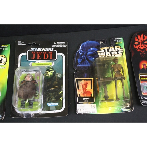 1458 - Star Wars - Collection of Star Wars figures to include 21 x carded Hasbro/Kenner figures (Luke Skywa... 