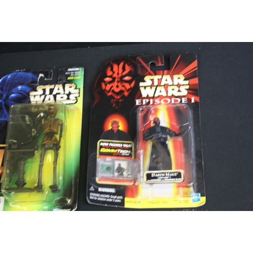 1458 - Star Wars - Collection of Star Wars figures to include 21 x carded Hasbro/Kenner figures (Luke Skywa... 