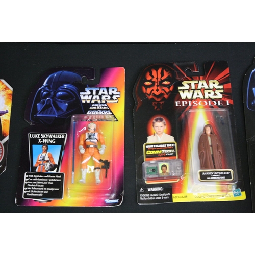 1458 - Star Wars - Collection of Star Wars figures to include 21 x carded Hasbro/Kenner figures (Luke Skywa... 