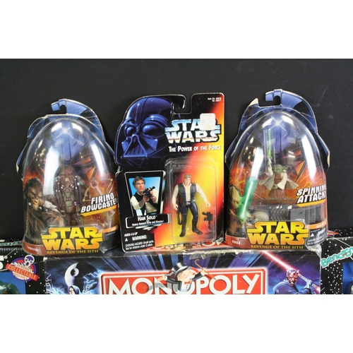 1458 - Star Wars - Collection of Star Wars figures to include 21 x carded Hasbro/Kenner figures (Luke Skywa... 