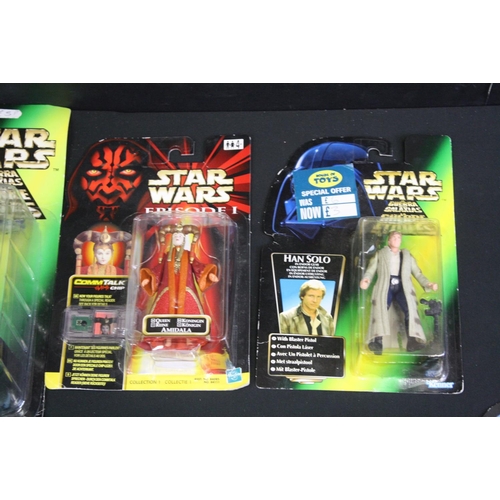 1458 - Star Wars - Collection of Star Wars figures to include 21 x carded Hasbro/Kenner figures (Luke Skywa... 