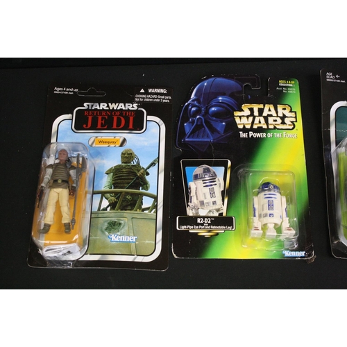 1458 - Star Wars - Collection of Star Wars figures to include 21 x carded Hasbro/Kenner figures (Luke Skywa... 