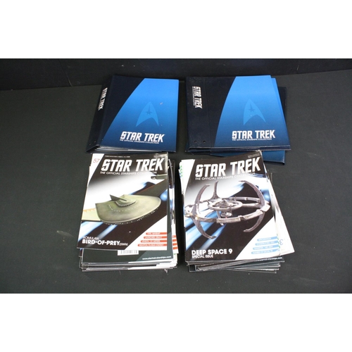 1460 - 80 boxed Eagle Moss Star Trek models to include U.S.S Vengeance, U.S.S Enterprise (2009 movie), S.S ... 