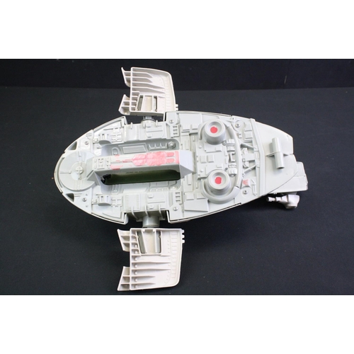 1477 - Star Wars - Three Original play worn Star Wars Vehicles to include Slave I (missing ramp), B-Wing, &... 