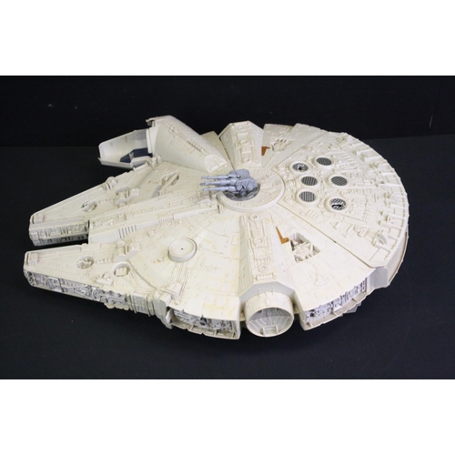 1477 - Star Wars - Three Original play worn Star Wars Vehicles to include Slave I (missing ramp), B-Wing, &... 